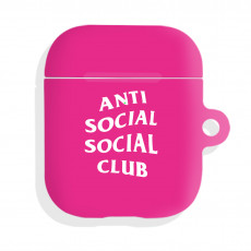 ANTI SOCIAL CLUB 에어팟1-2세대 핑크